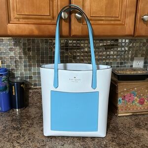 Two toned blue Kate Spade purse